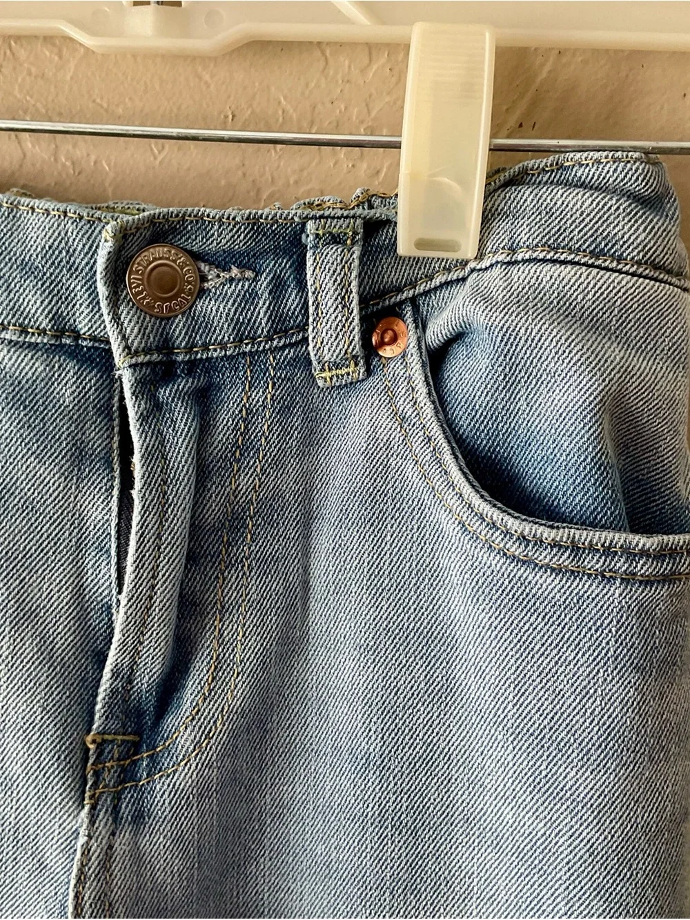Levi's Light Blue Kids Straight-Leg Jeans